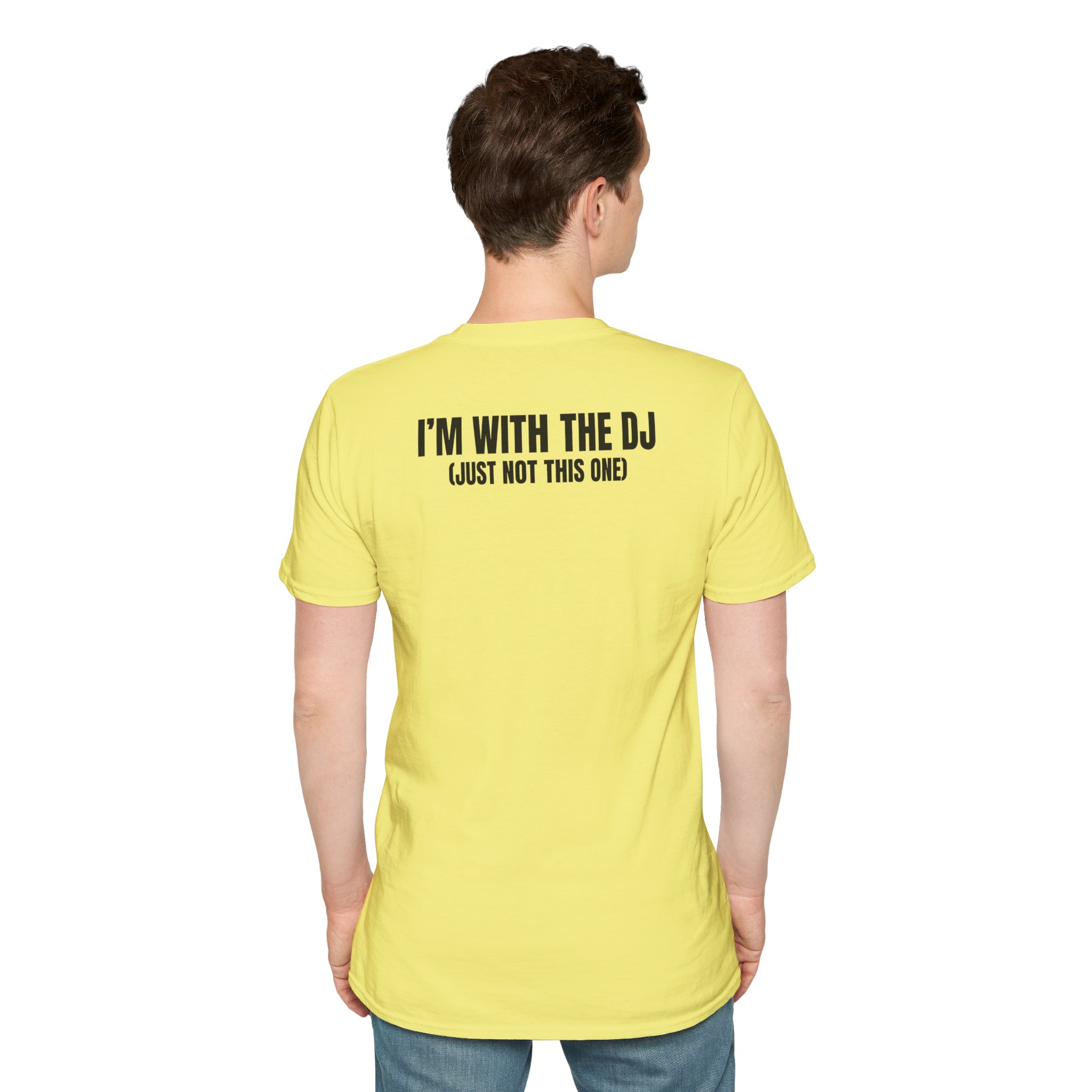 DJ Humor Unisex Softstyle T-Shirt - Perfect for Music Lovers - Image 48
