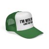 Fun DJ Trucker Cap - I'm with the DJ (Just Not This One) - Thumbnail Image 2