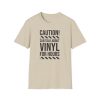 Vinyl Lover T-Shirt — "Caution! Can Talk About Vinyl For Hours" Music Tee - Thumbnail Image 13
