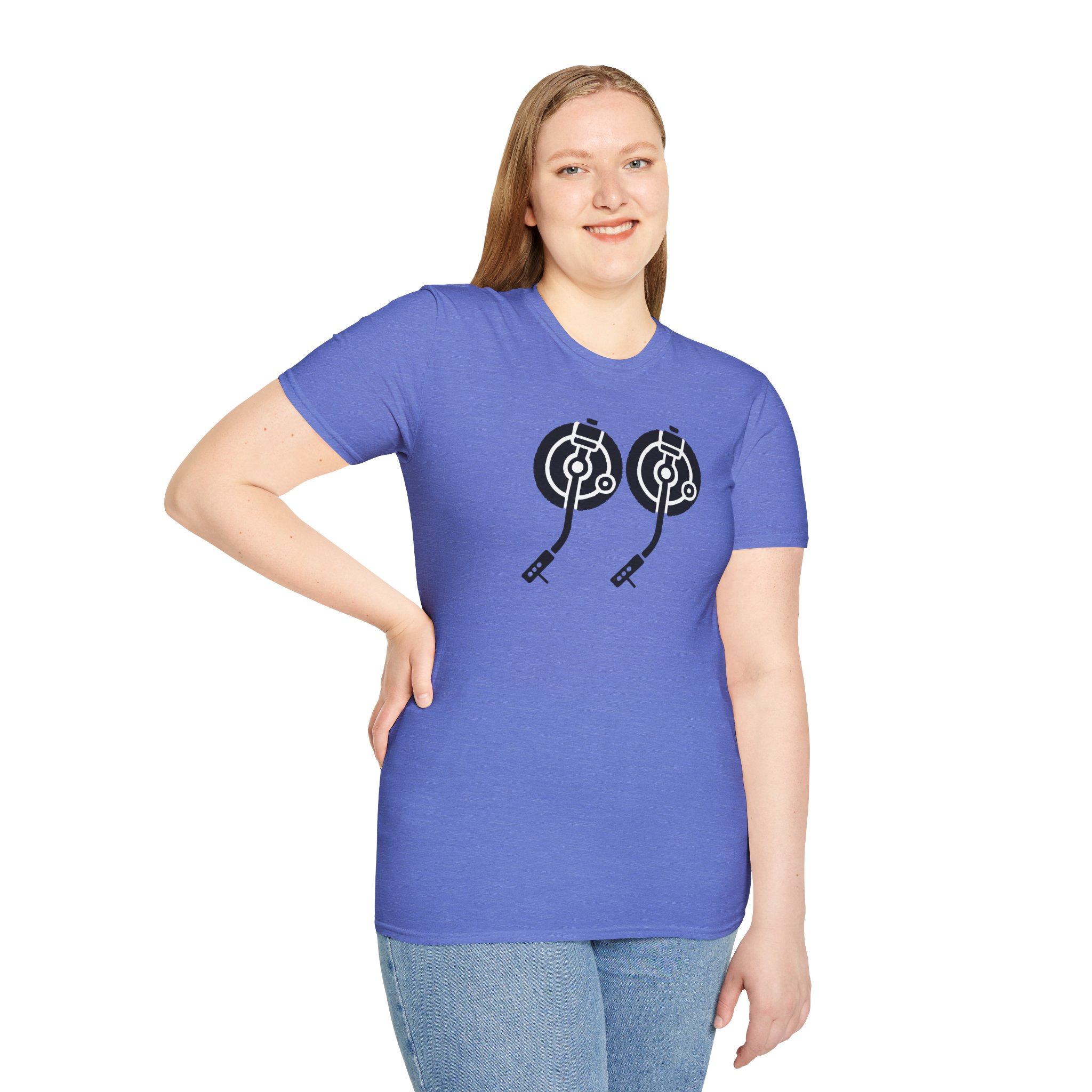 Record Player Turntable Tee — Retro DJ Vinyl Graphic T-Shirt - Image 125