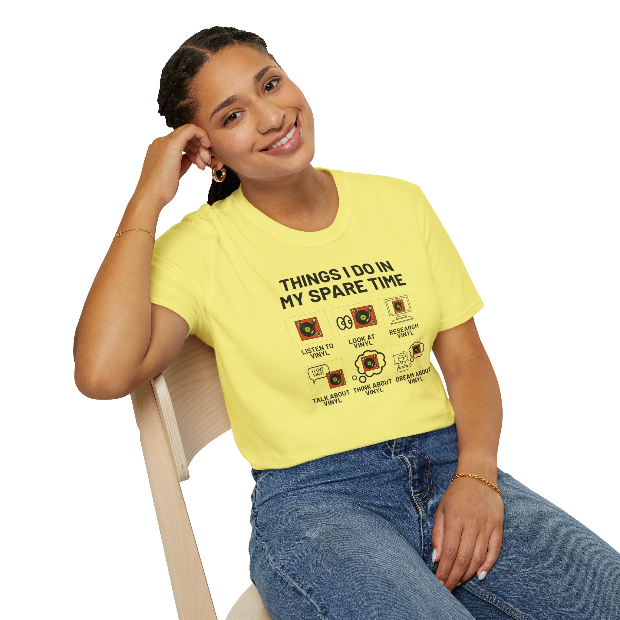 Things I Do In My Spare Time T-Shirt — Funny Hobbies Graphic Tee - Image 63