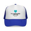 Trucker Cap – "In a Relationship with DnB Since '05" Retro Drum & Bass Hat - Thumbnail Image 1
