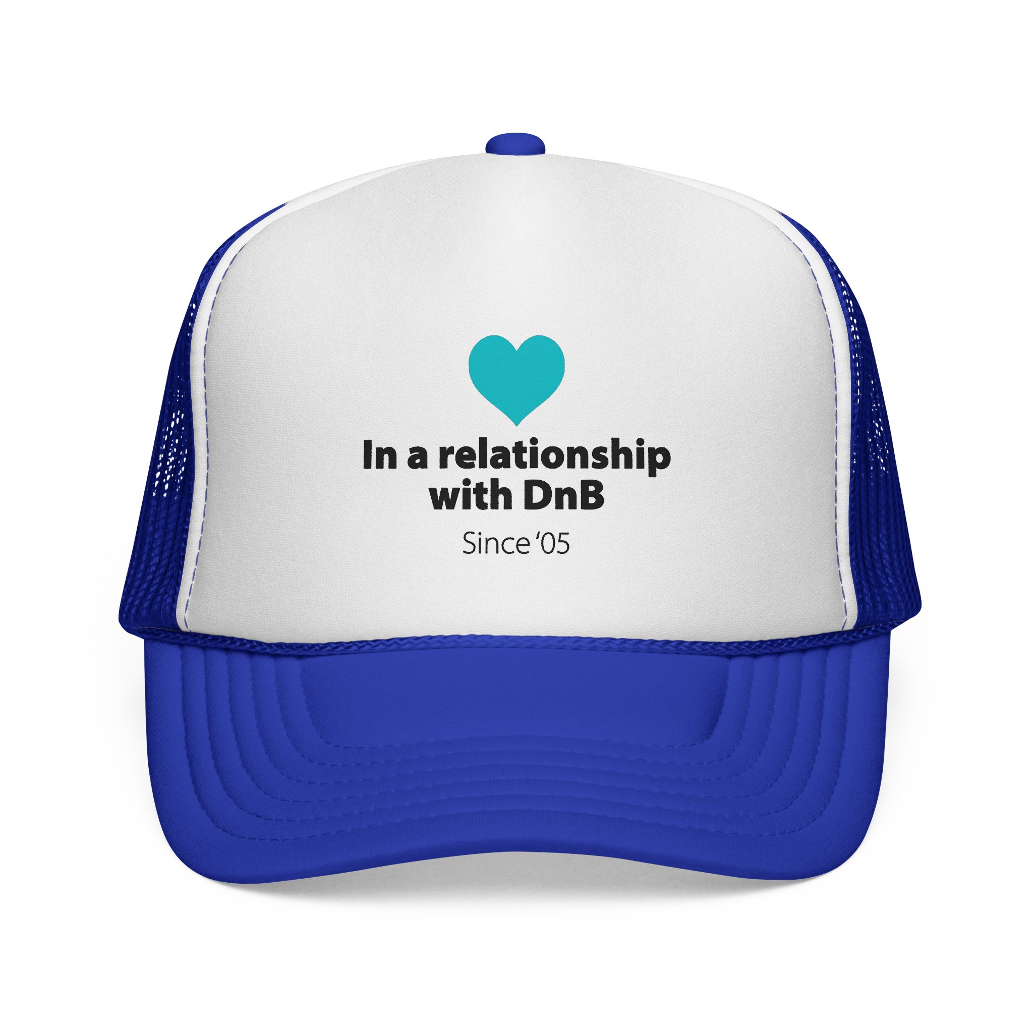 Trucker Cap – "In a Relationship with DnB Since '05" Retro Drum & Bass Hat - Image 1