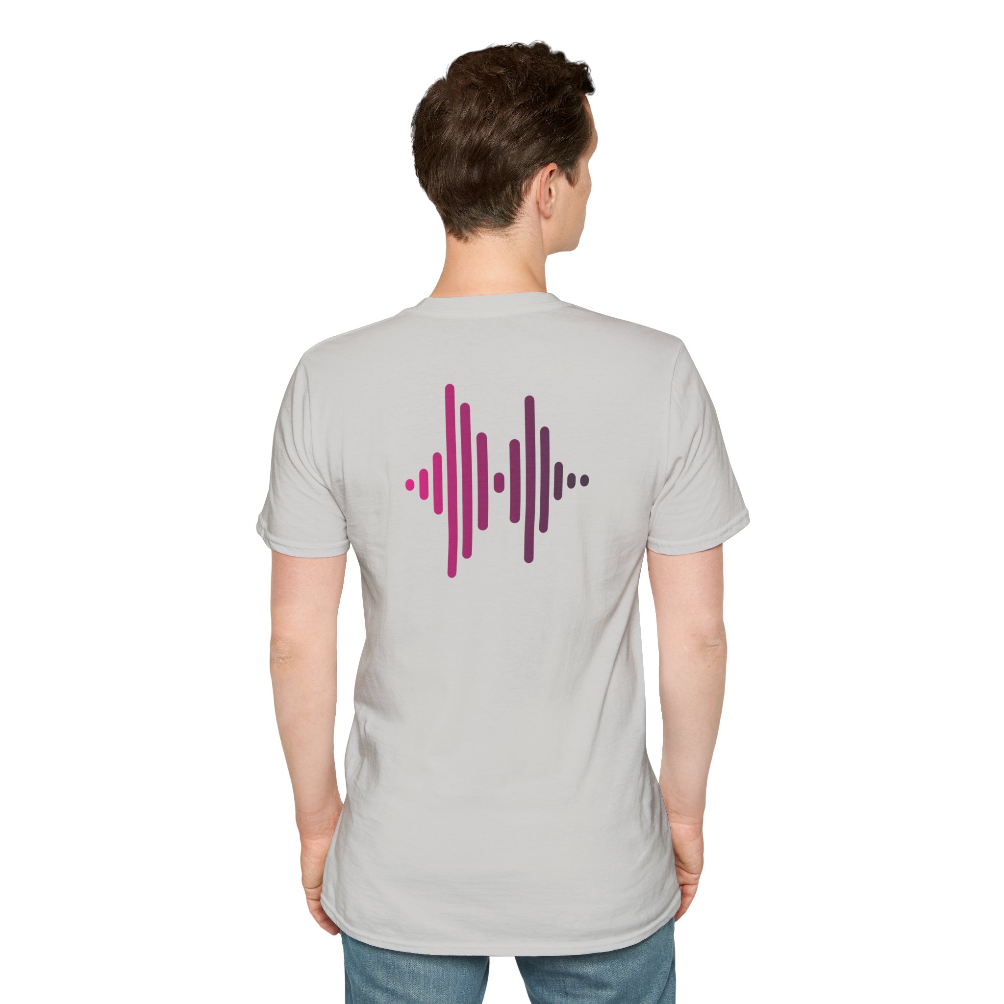 Soundwave Graphic T-Shirt — Modern Audio Waveback Tee - Image 36