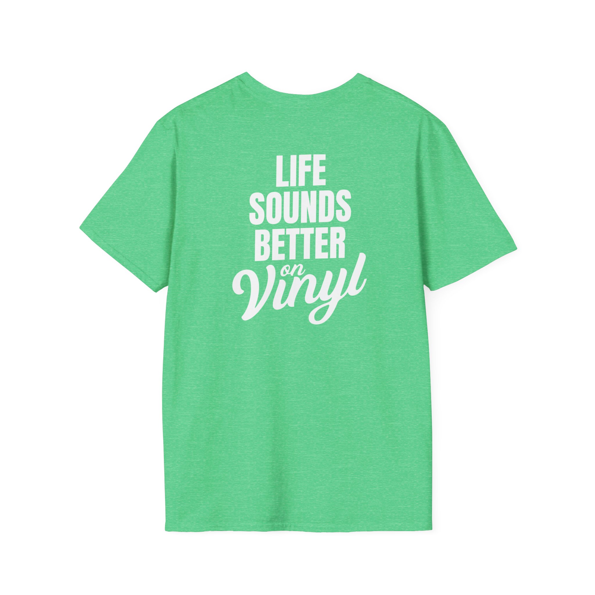 Vinyl Music Lover T-Shirt - Life Sounds Better on Vinyl - Image 32