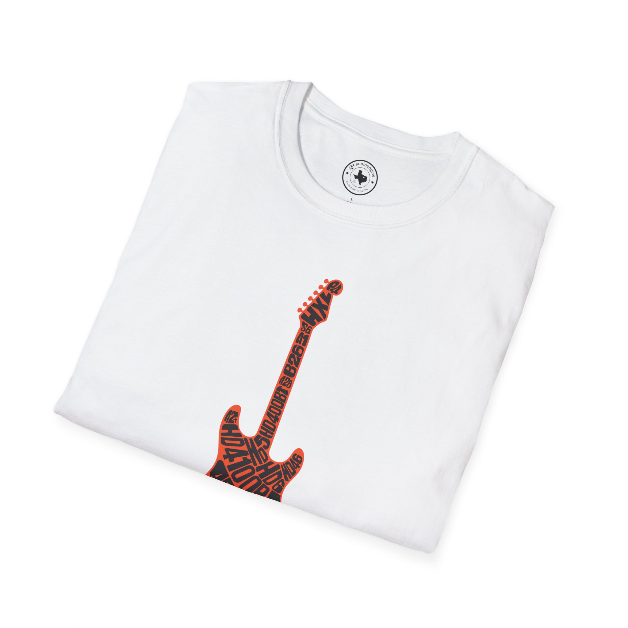 Electric Guitar Graphic T‑Shirt — Red Pattern Rock Music Tee - Image 14