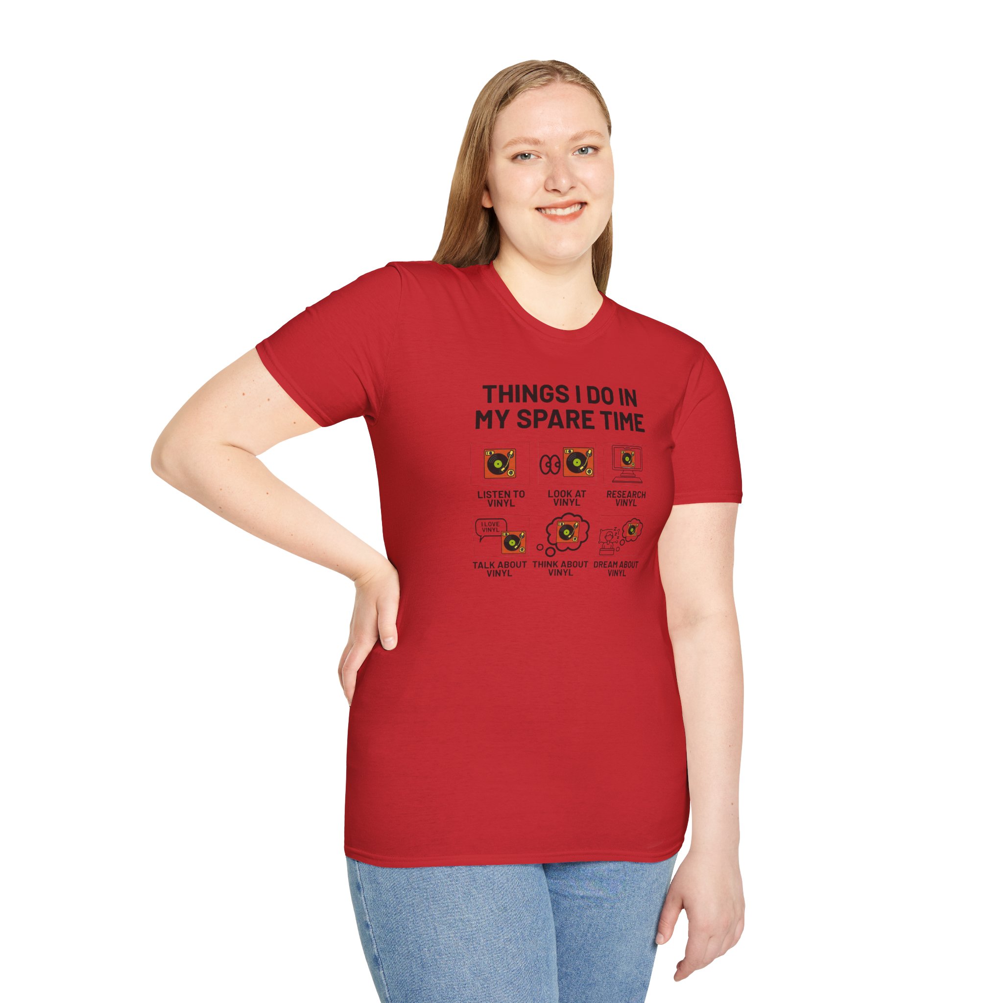 Things I Do In My Spare Time T-Shirt — Funny Hobbies Graphic Tee - Image 126