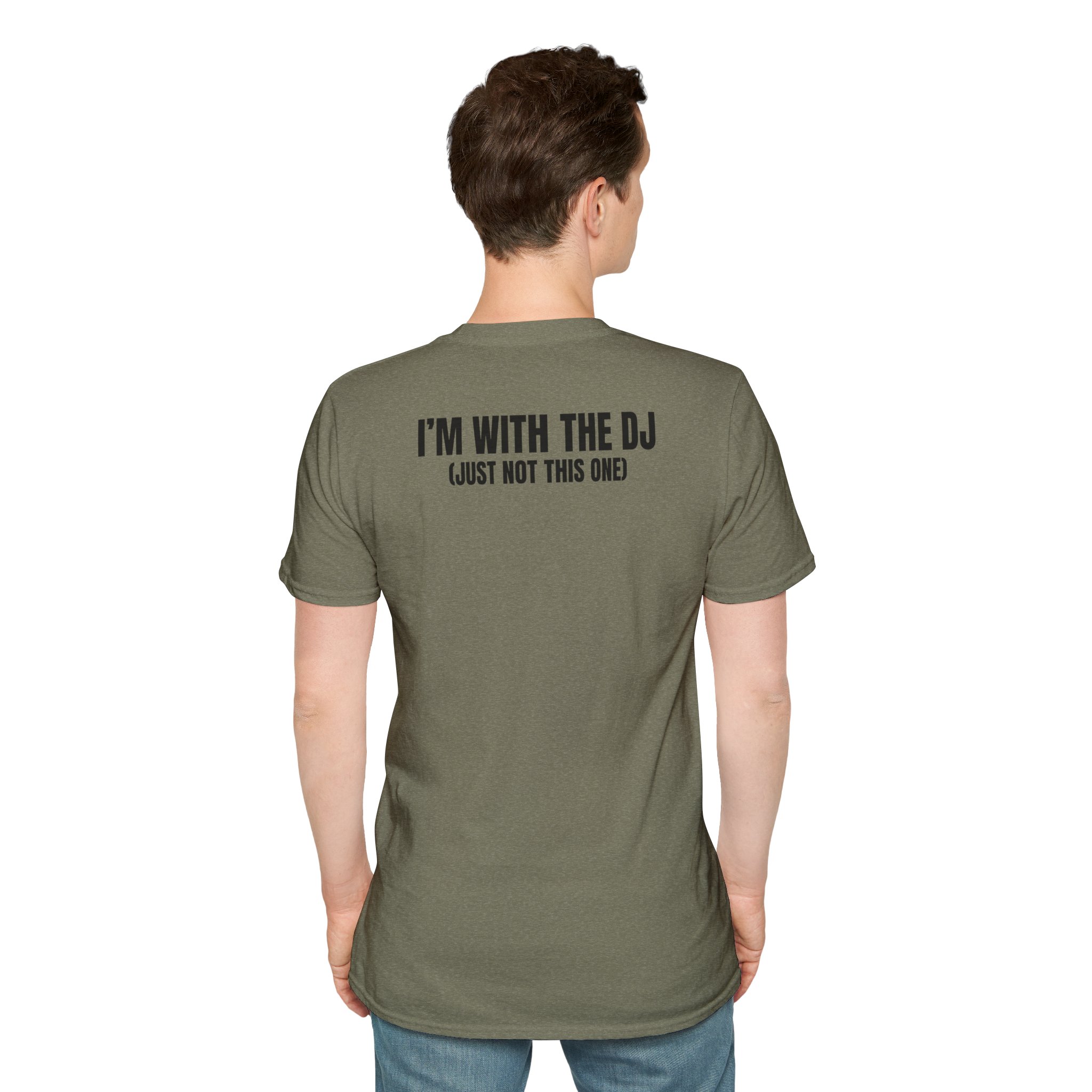 DJ Humor Unisex Softstyle T-Shirt - Perfect for Music Lovers - Image 66