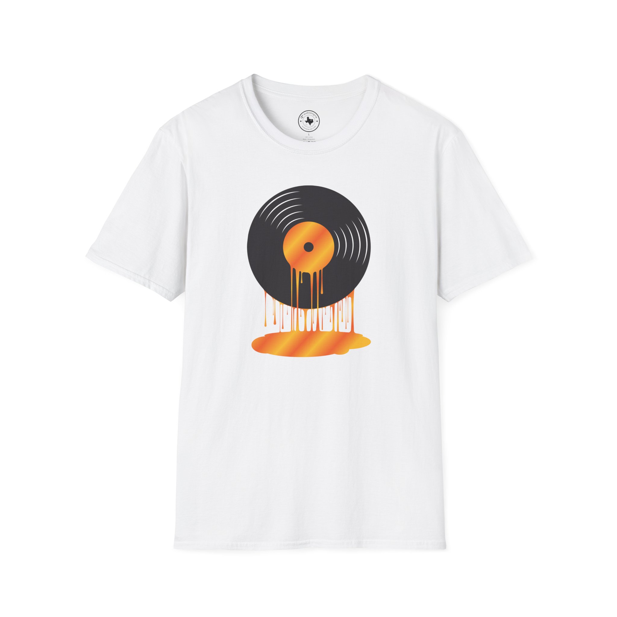Melting Vinyl Record T-Shirt – Retro Music Tee - Image 10