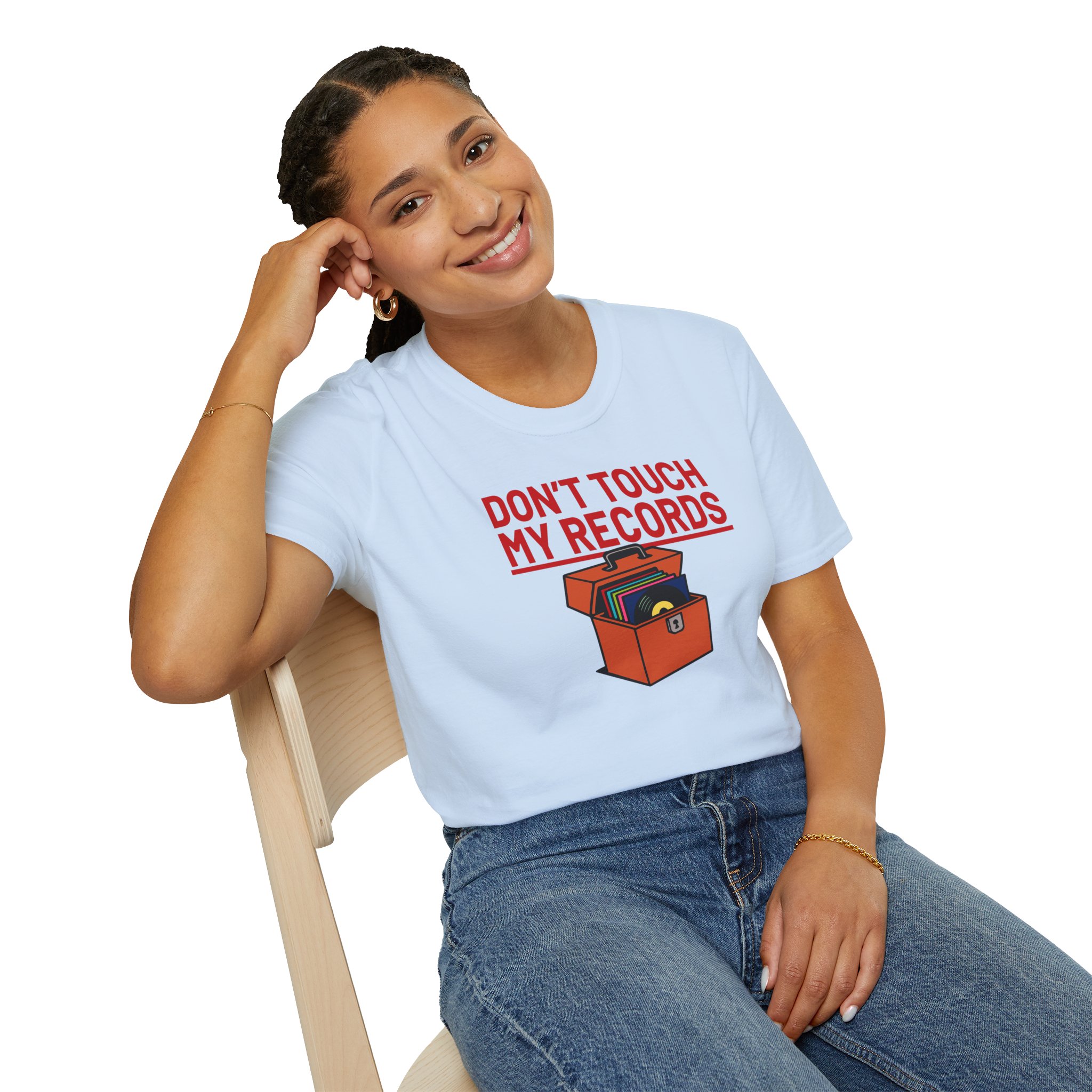 Don't Touch My Records T-Shirt — Retro Vinyl Collector Shirt - Image 79