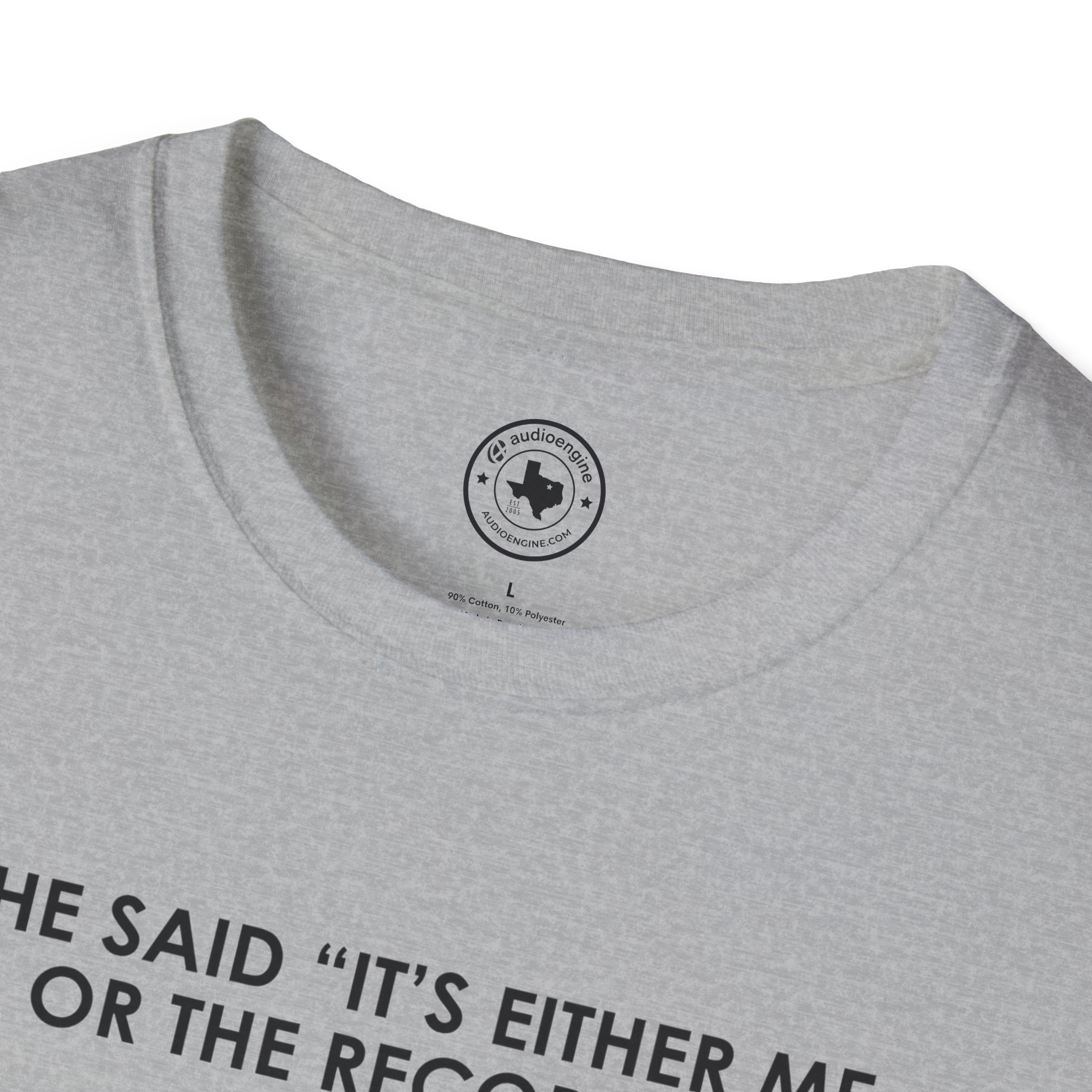 T-Shirt — “She Said ‘It’s Either Me or the Records.’ Sometimes I Miss Her.” Graphic Tee - Image 35