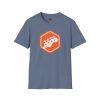 Orange Bass Guitar Badge T-Shirt — Retro Musician Tee for Bass Players - Thumbnail Image 73