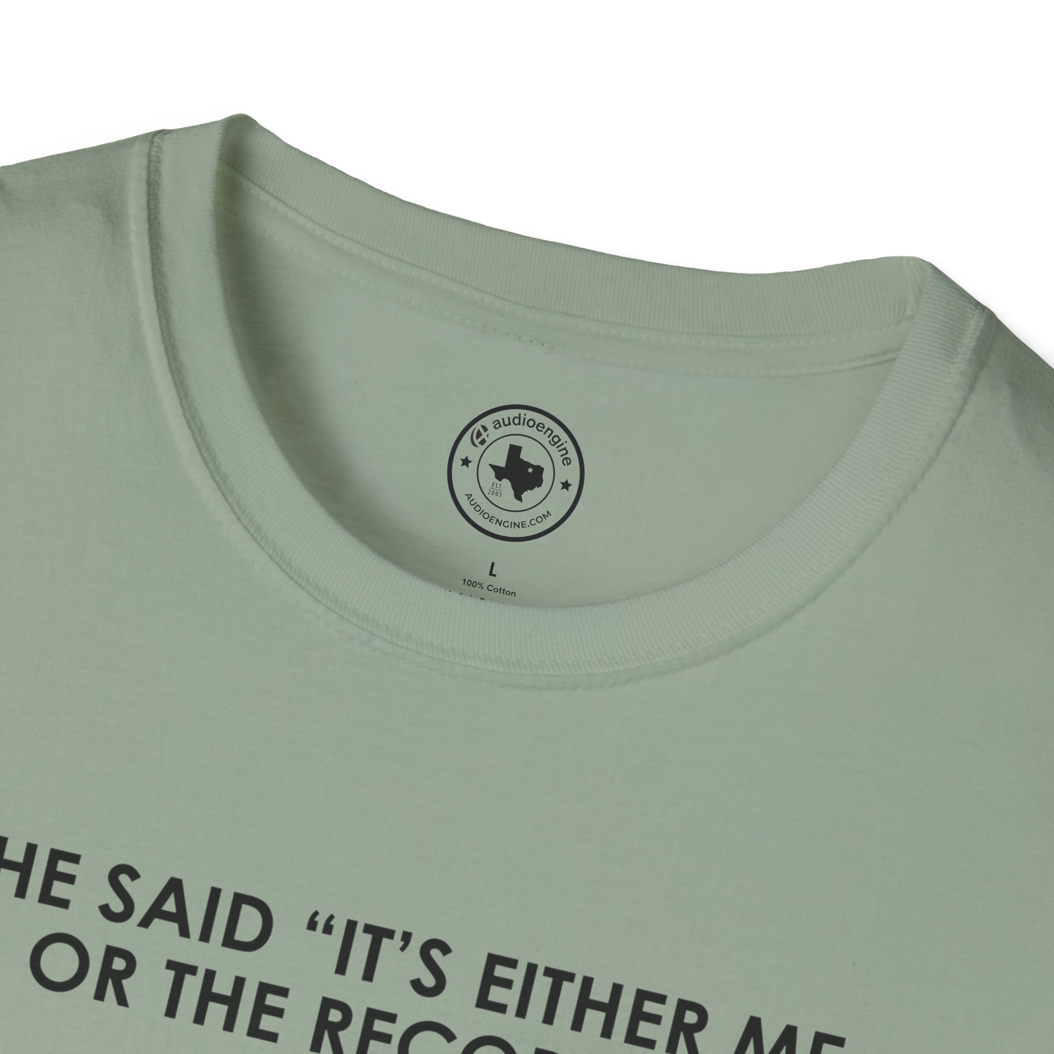 T-Shirt — “She Said ‘It’s Either Me or the Records.’ Sometimes I Miss Her.” Graphic Tee - Image 67