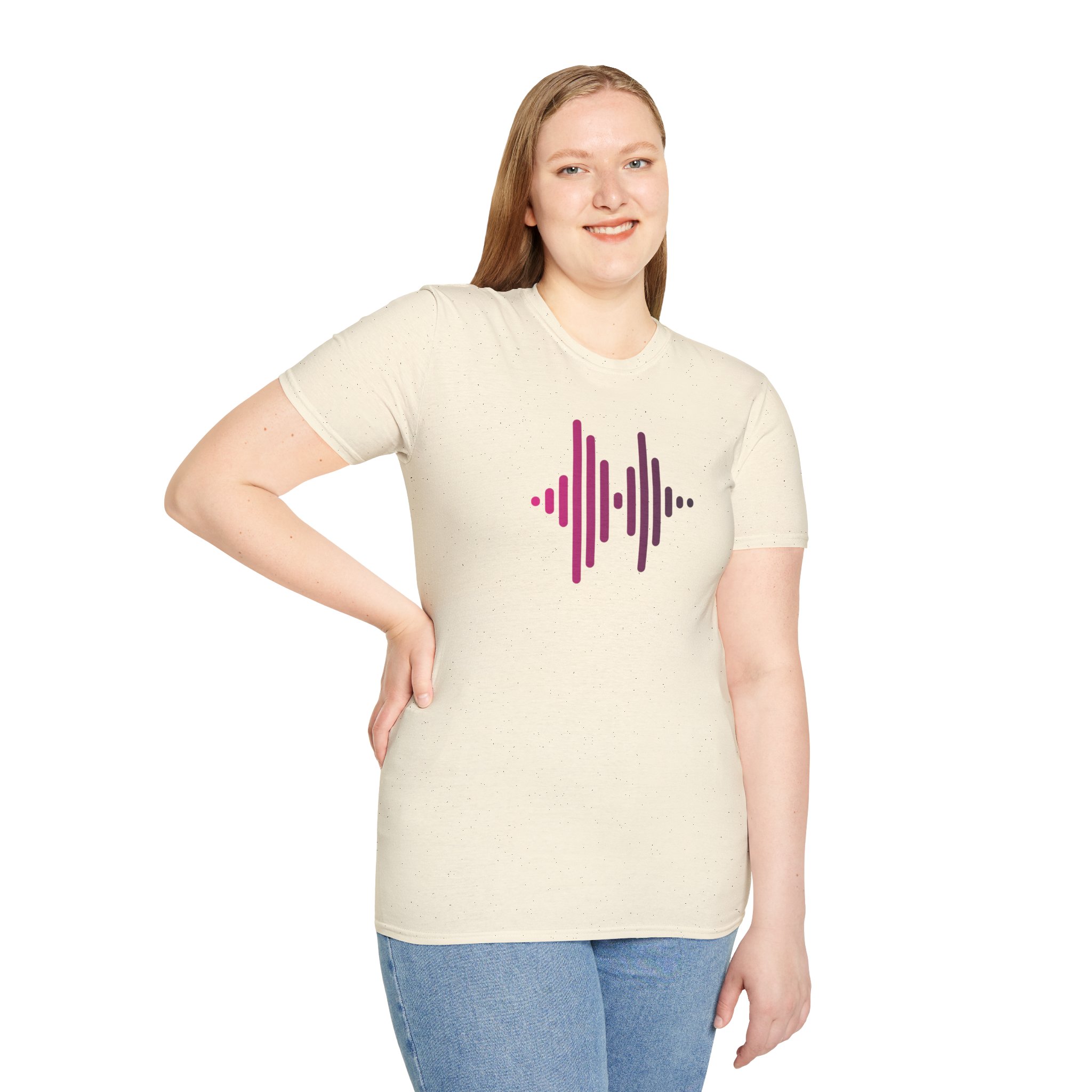 Audio Waveform Graphic Tee — Gradient Soundwave T-Shirt - Image 53