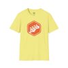 Orange Bass Guitar Badge T-Shirt — Retro Musician Tee for Bass Players - Thumbnail Image 46