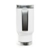 Stainless Steel Travel Mug with Handle, 14oz - Thumbnail Image 2