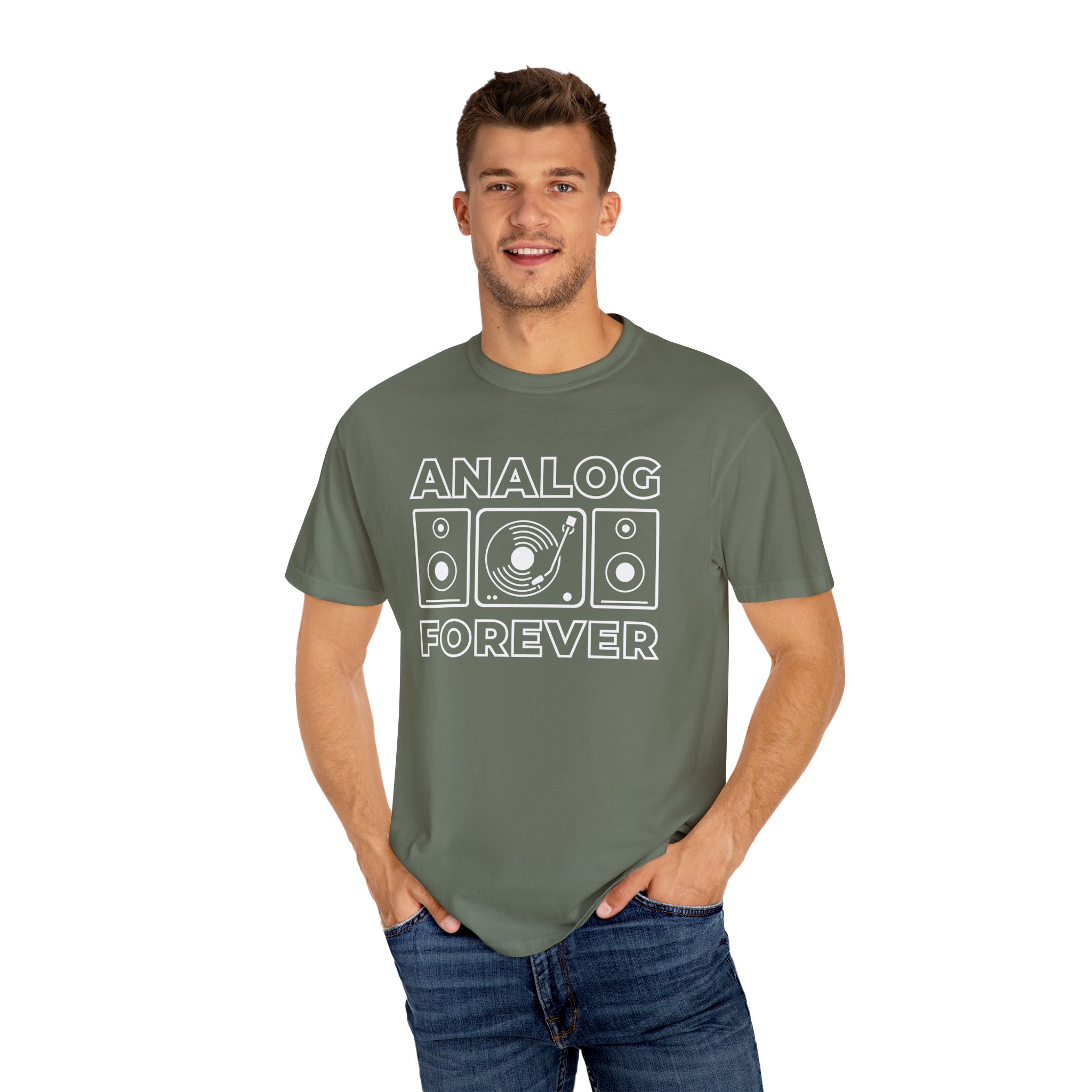 Analog Forever T-Shirt, Unisex Vintage Tee, Music Lover Gift, Retro Style Shirt, Cool DJ Apparel, Casual Streetwear - Image 16