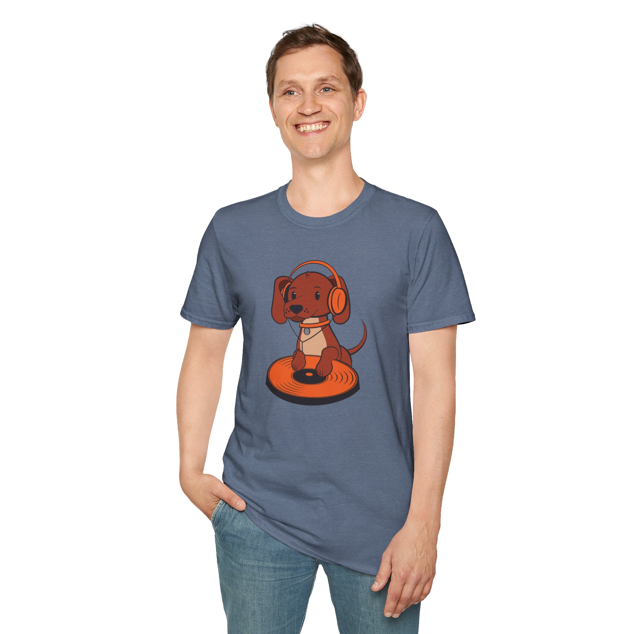 DJ Dachshund Tee — Cute Dog with Headphones Graphic T-Shirt - Image 96