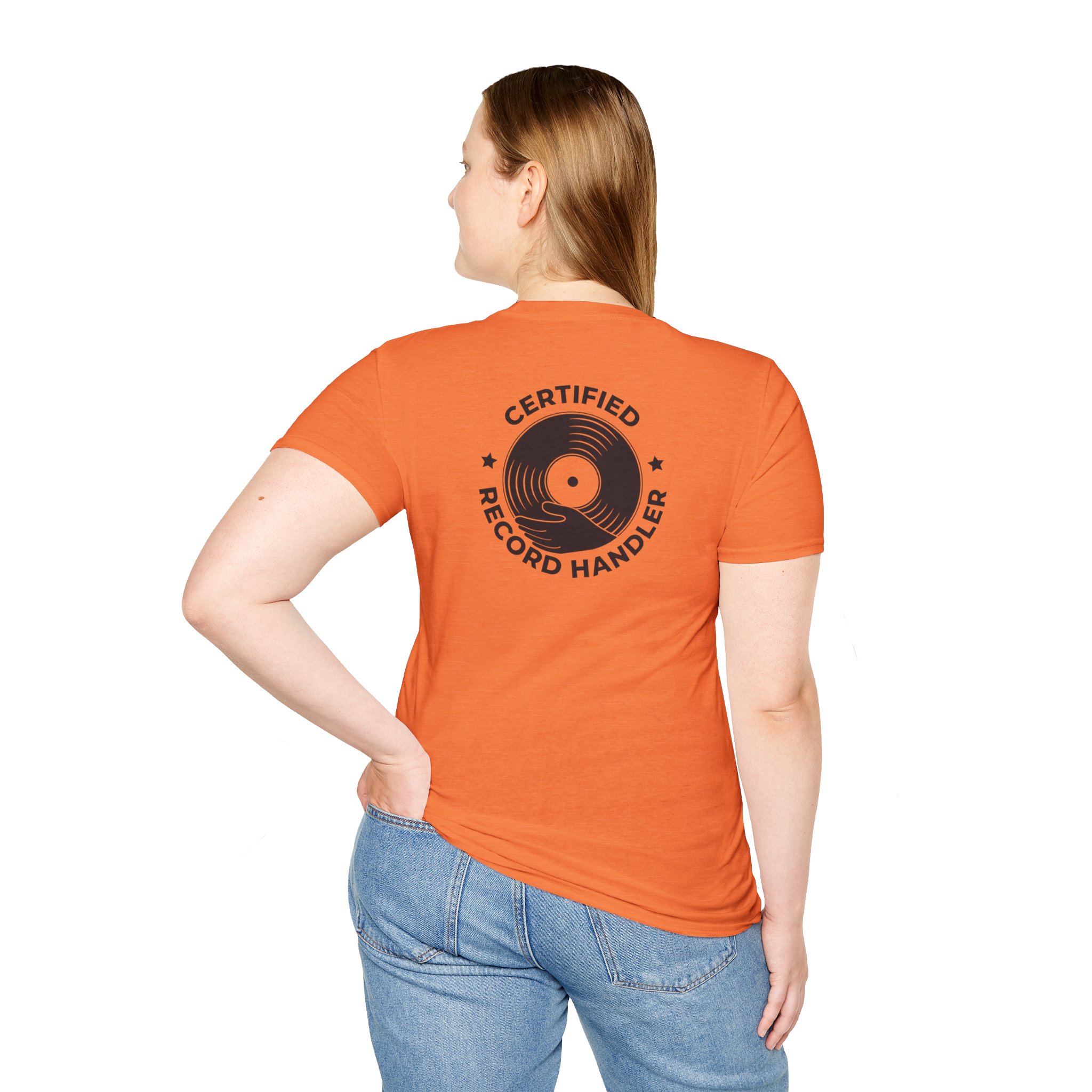 Certified Record Handler T-Shirt — Retro Vinyl DJ Tee - Image 17