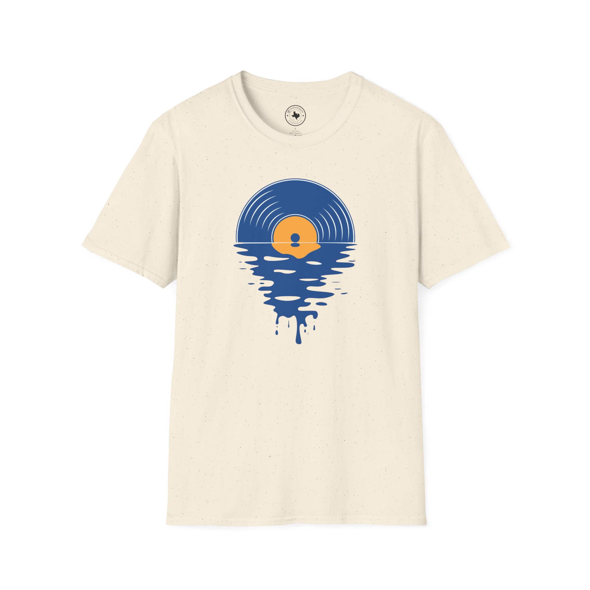 Sunset Vinyl Record T‑Shirt — Retro Music Lake Graphic Tee - Image 148