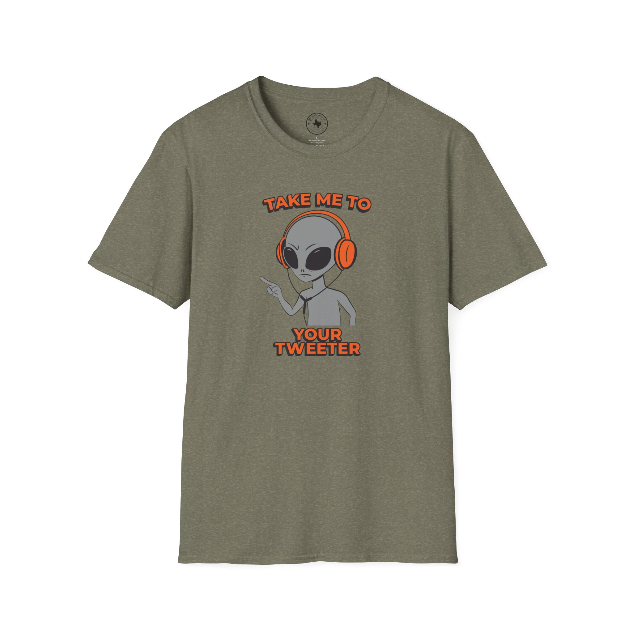 Alien DJ T-Shirt — "Take Me To Your Tweeter" Graphic Tee - Image 43