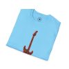Electric Guitar Graphic T-Shirt — Red Psychedelic Music Tee - Thumbnail Image 94