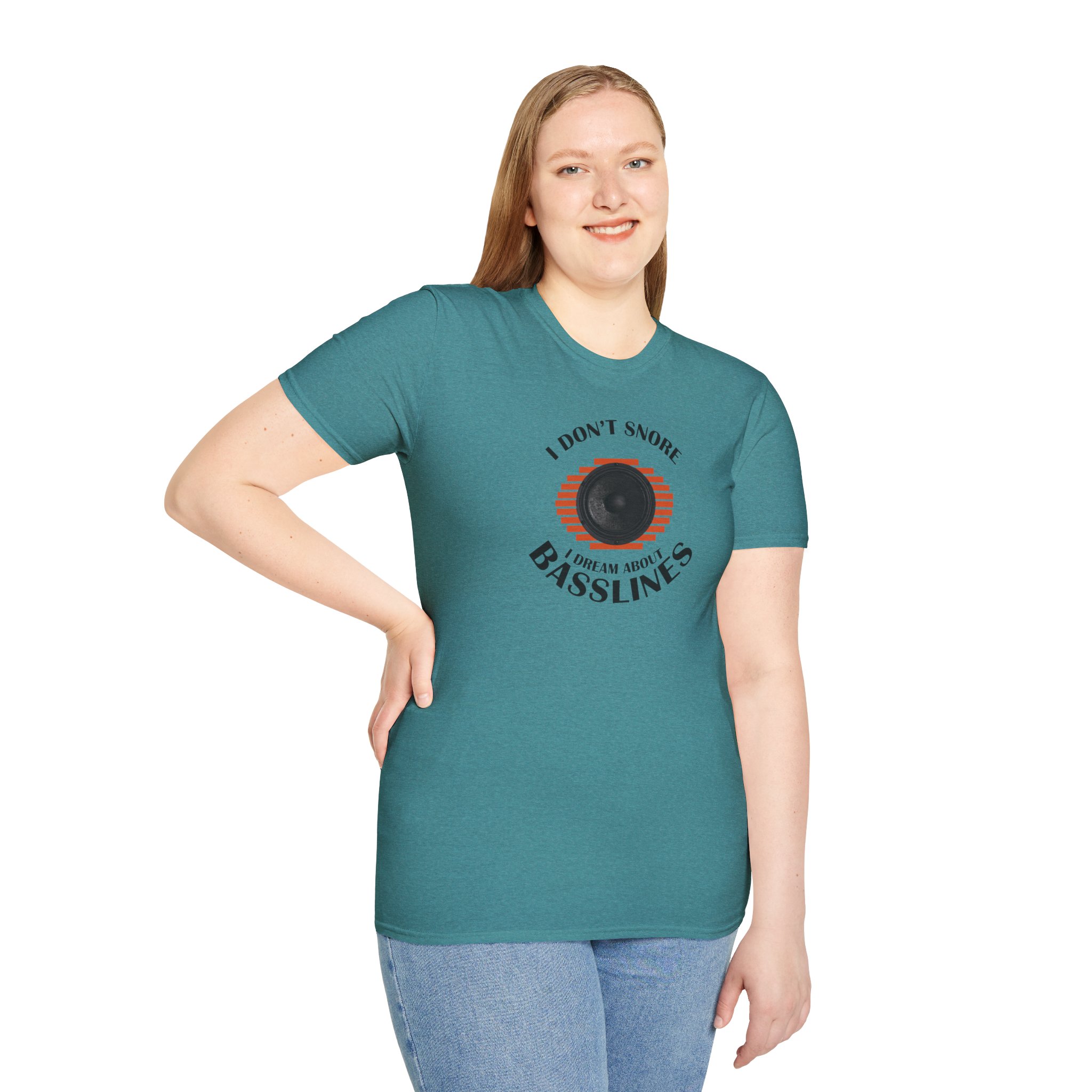 Basslines T-Shirt — “I Don't Snore, I Dream About Basslines” Music Lover Tee - Image 85