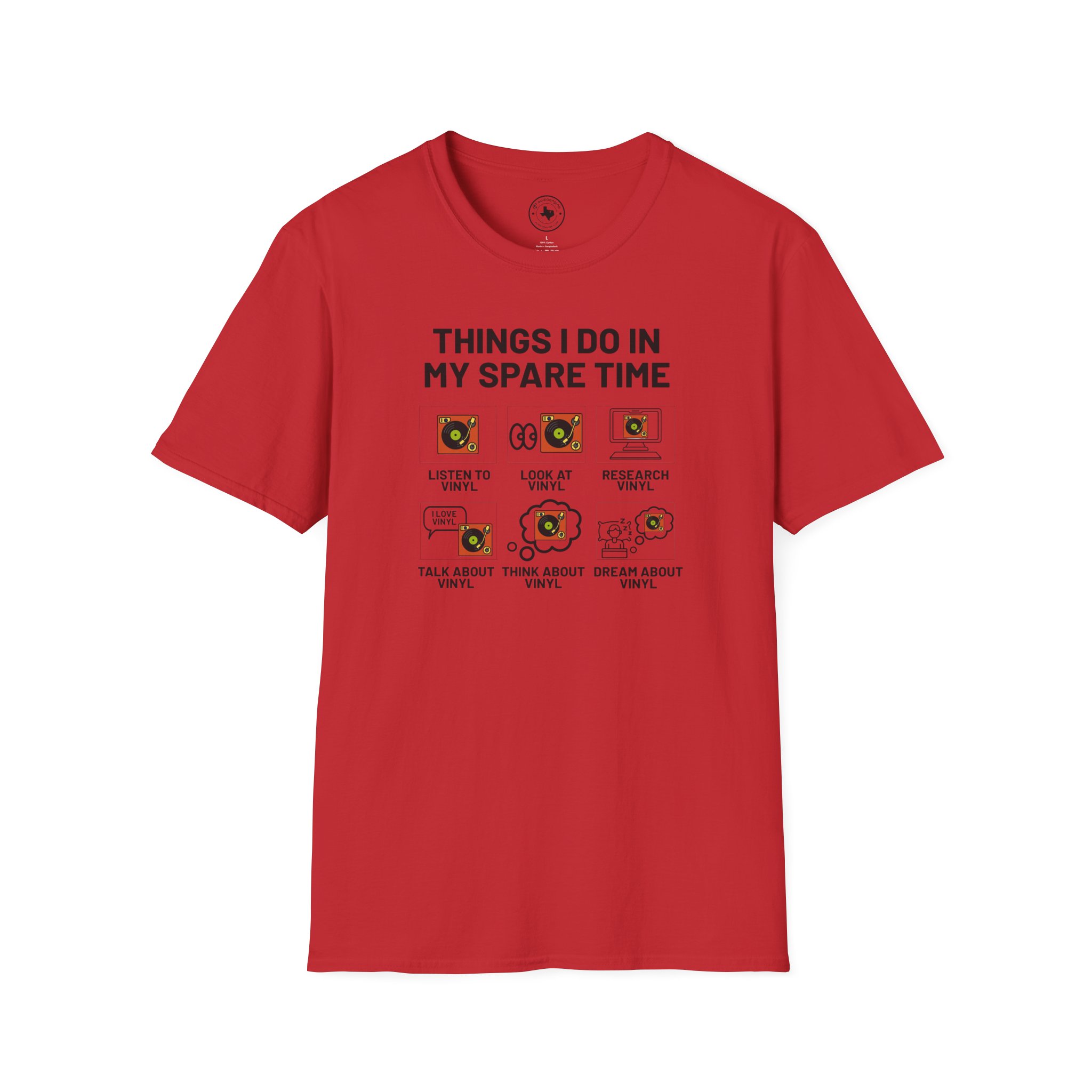 Things I Do In My Spare Time T-Shirt — Funny Hobbies Graphic Tee - Image 122