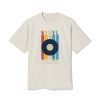 Vinyl Music Sounds Unisex Heavy Faded Tee - Thumbnail Image 5
