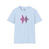 Audio Waveform Graphic Tee — Gradient Soundwave T-Shirt - Thumbnail Image 2