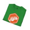 Orange Bass Guitar Badge T-Shirt — Retro Musician Tee for Bass Players - Thumbnail Image 67