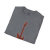 Electric Guitar Graphic T-Shirt — Red Psychedelic Music Tee - Thumbnail Image 67