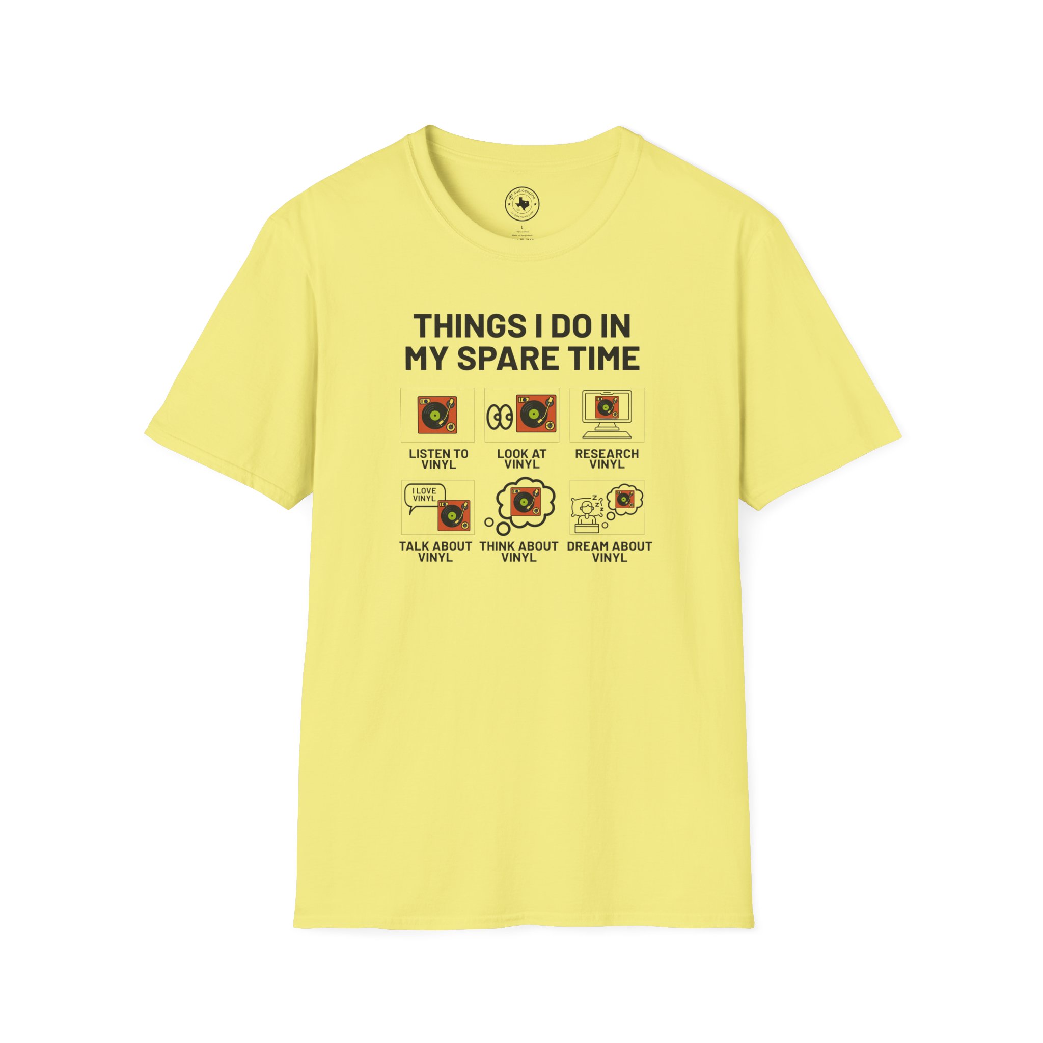 Things I Do In My Spare Time T-Shirt — Funny Hobbies Graphic Tee - Image 56