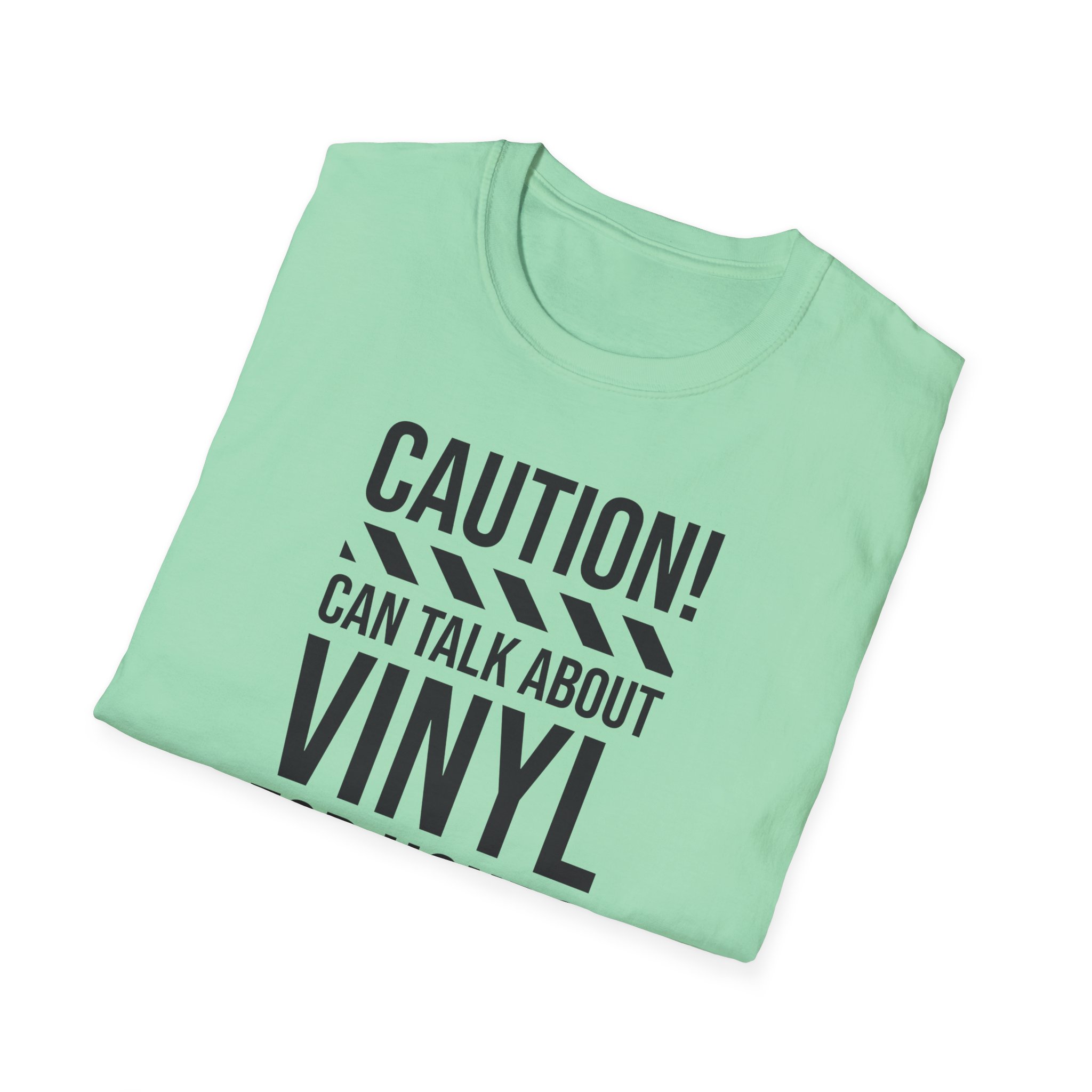 Vinyl Lover T-Shirt — "Caution! Can Talk About Vinyl For Hours" Music Tee - Image 58
