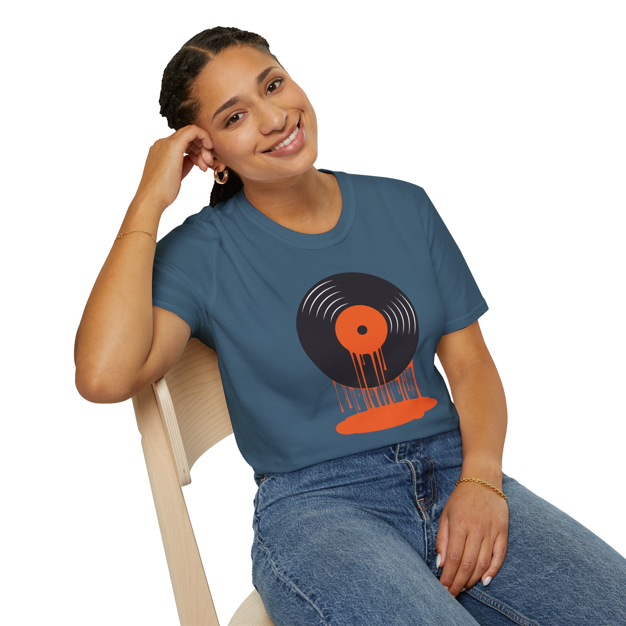 Vinyl Record Drip T-Shirt — Retro Music Tee - Image 8