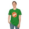 Orange Bass Guitar Badge T-Shirt — Retro Musician Tee for Bass Players - Thumbnail Image 72