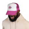 Soundwave Trucker Cap — Pink Gradient Audio Logo Mesh Hat - Thumbnail Image 35