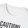 Vinyl Lover T-Shirt — "Caution! Can Talk About Vinyl For Hours" Music Tee - Thumbnail Image 9
