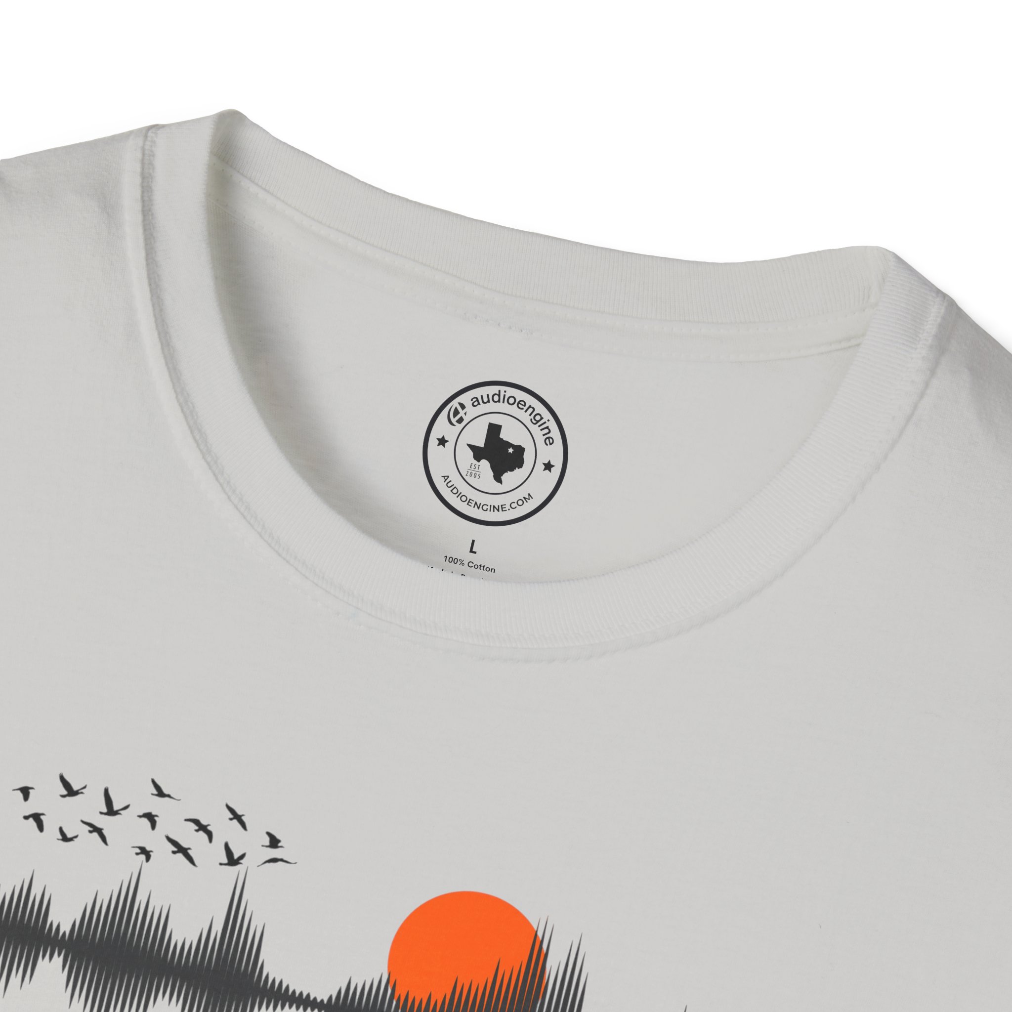 Sunset Soundwave T-Shirt — Minimal Nature Waveform Tee - Image 27