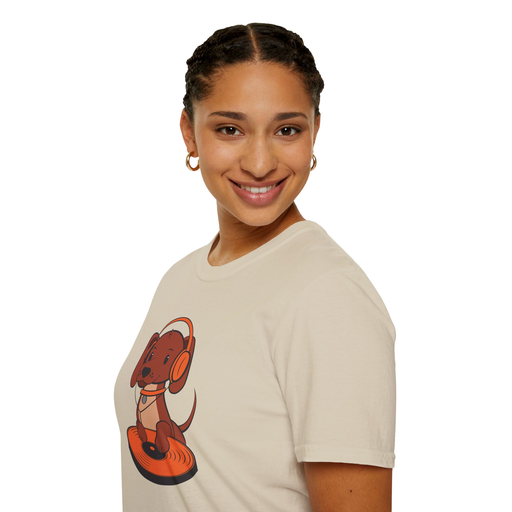 DJ Dachshund Tee — Cute Dog with Headphones Graphic T-Shirt - Image 27