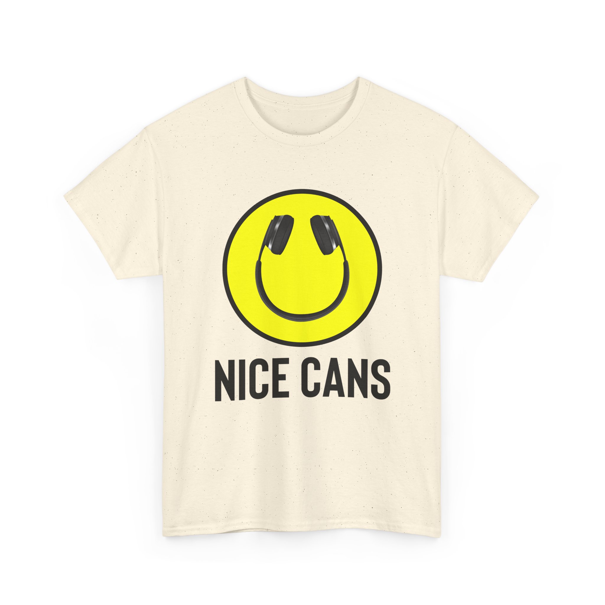 Funny Music Lover Tee - "Nice Cans" Unisex Heavy Cotton Shirt - Image 3