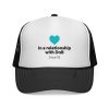Trucker Cap – "In a Relationship with DnB Since '05" Retro Drum & Bass Hat - Thumbnail Image 1
