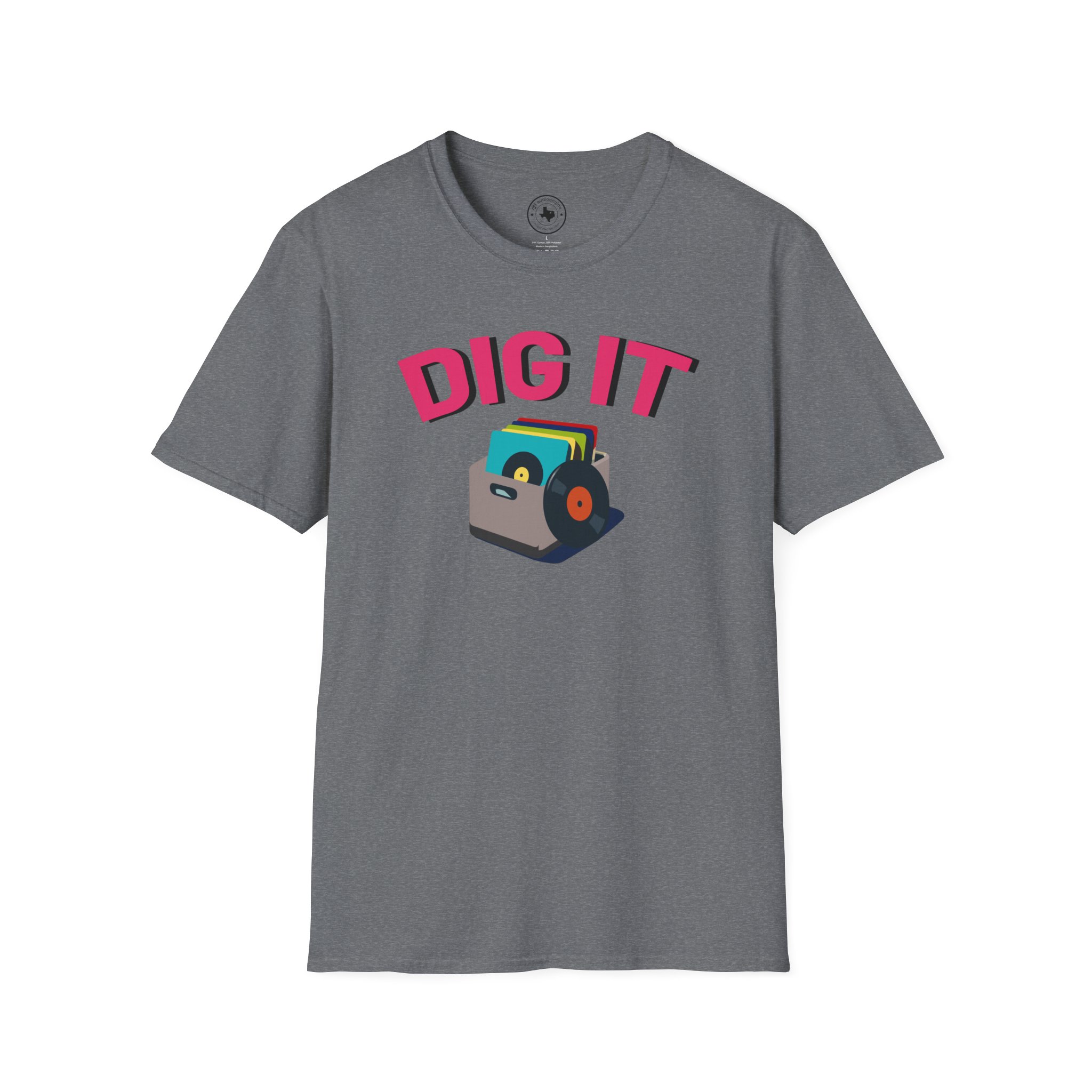 Dig It T-Shirt — Retro Excavator Graphic Tee - Image 73