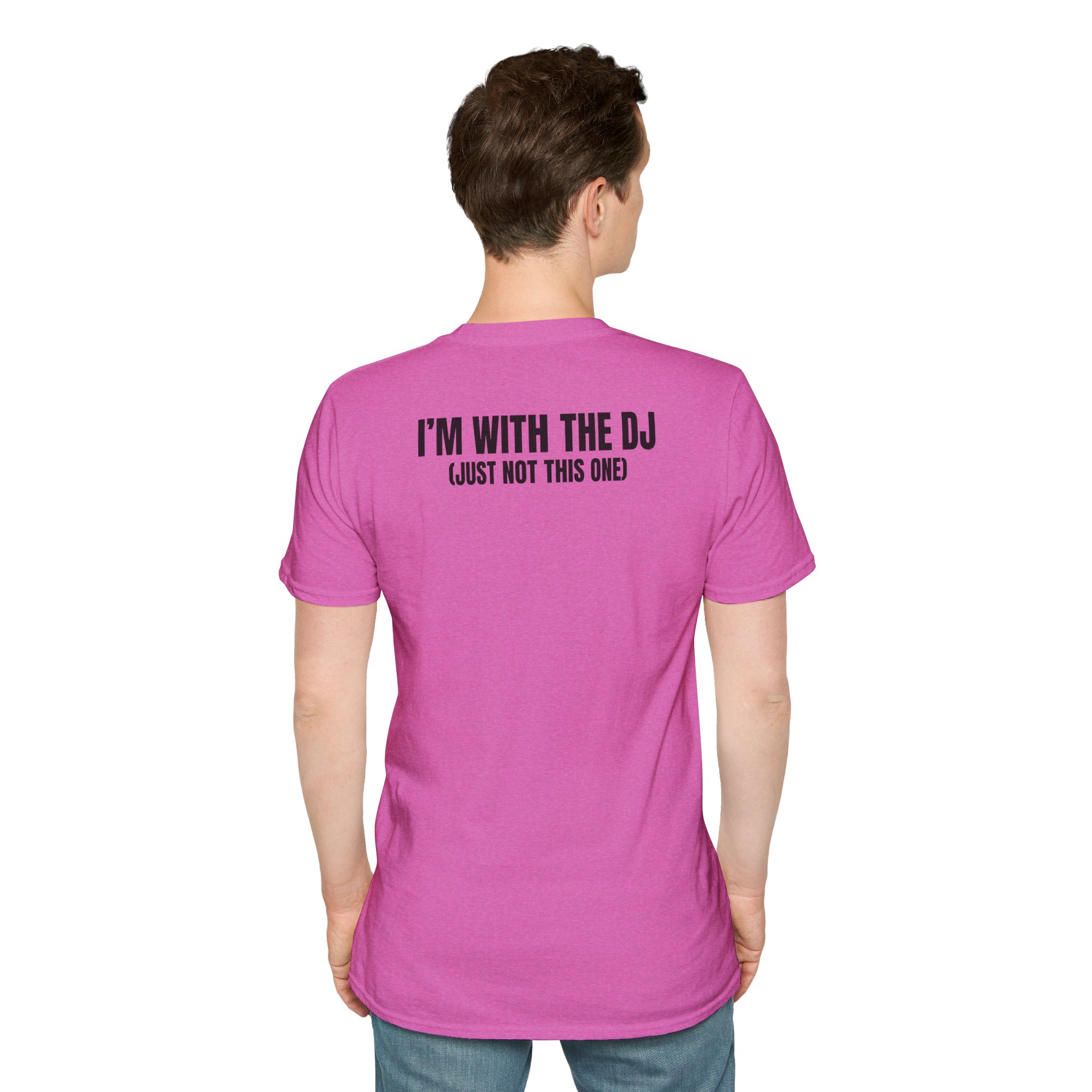 DJ Humor Unisex Softstyle T-Shirt - Perfect for Music Lovers - Image 90