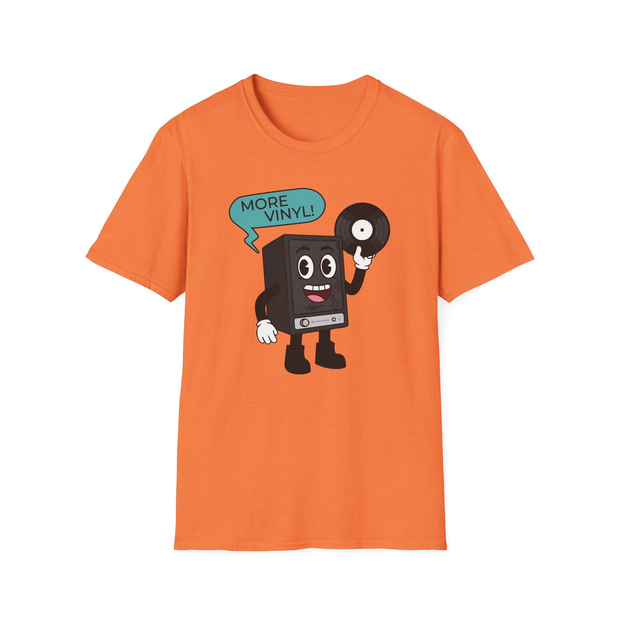 Vinyl Music Lover T-Shirt - More Vinyl Design - Image 9