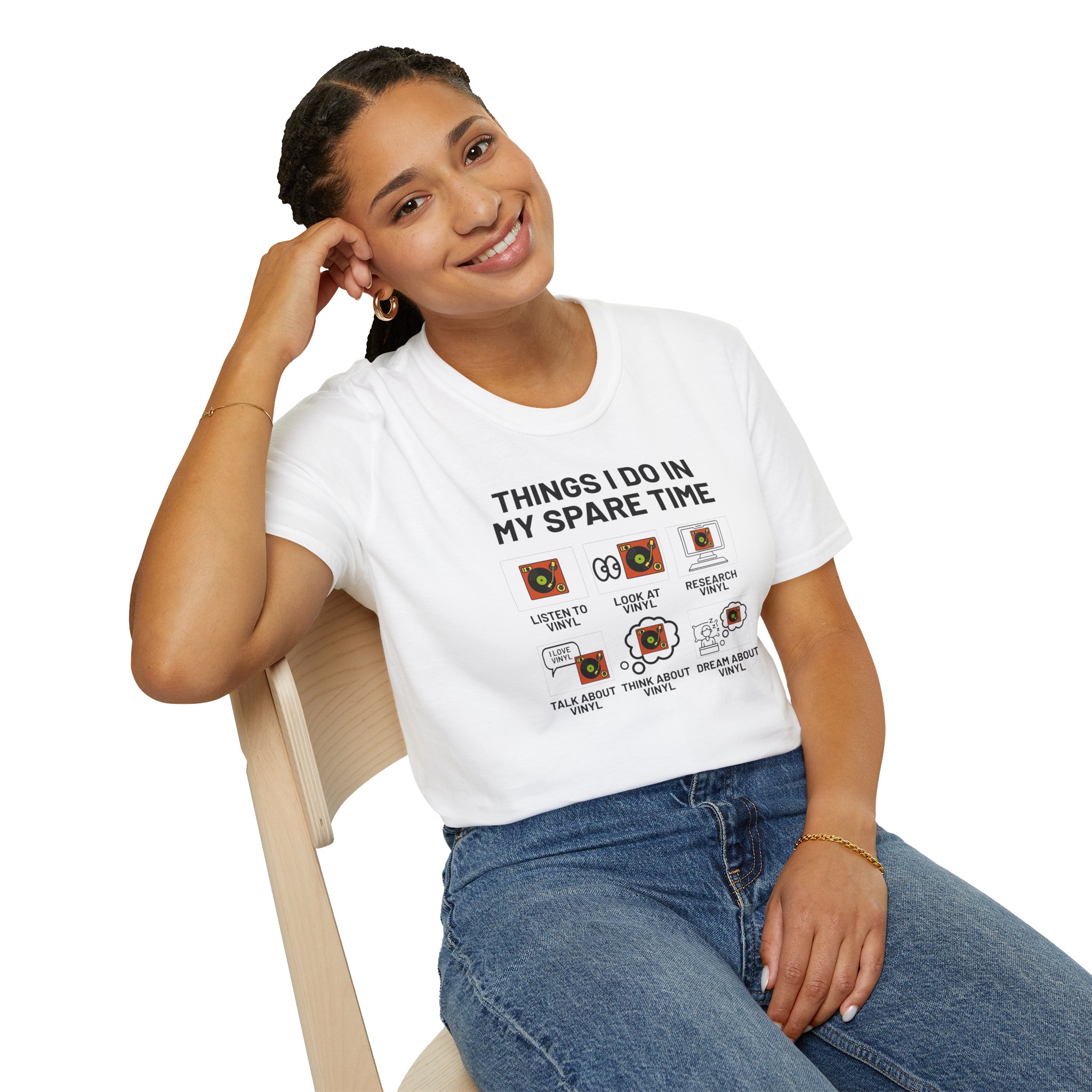 Things I Do In My Spare Time T-Shirt — Funny Hobbies Graphic Tee - Image 19