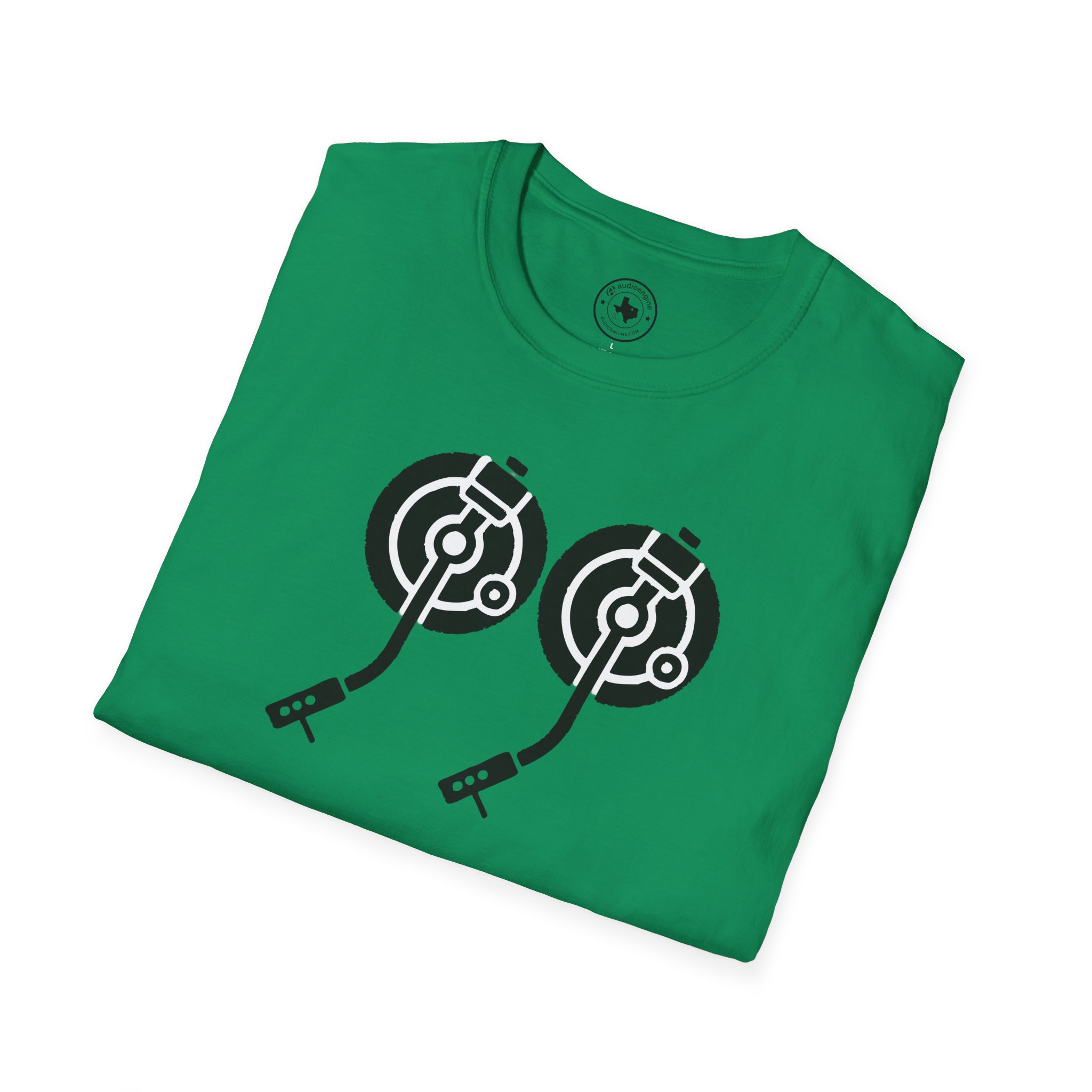 Record Player Turntable Tee — Retro DJ Vinyl Graphic T-Shirt - Image 5