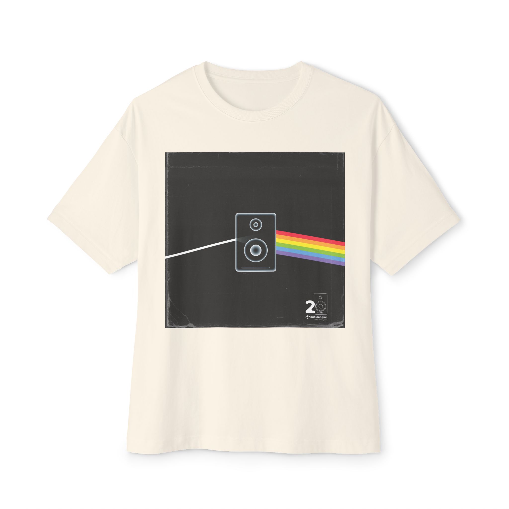 Retro Vibes Unisex Oversized Boxy Tee, Music Lover Shirt, Festival Attire, Comfortable Casual Tee, Graphic Tee for Every Day - Image 1
