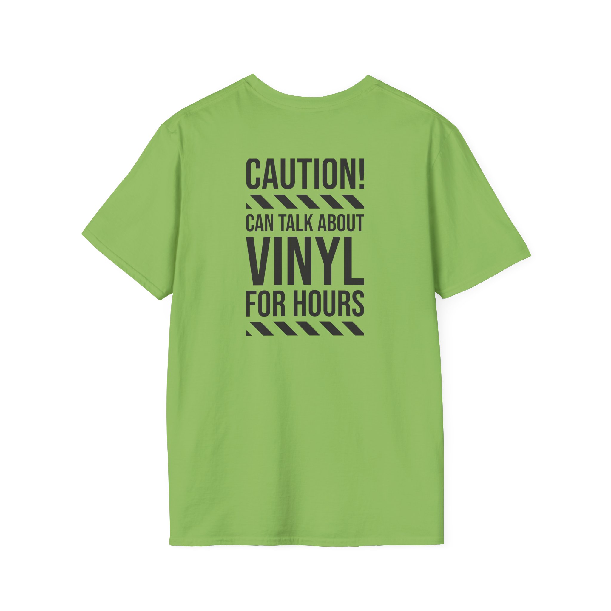 Vinyl Lover T-Shirt — "Caution! Can Talk About Vinyl For Hours" Graphic Tee - Image 56