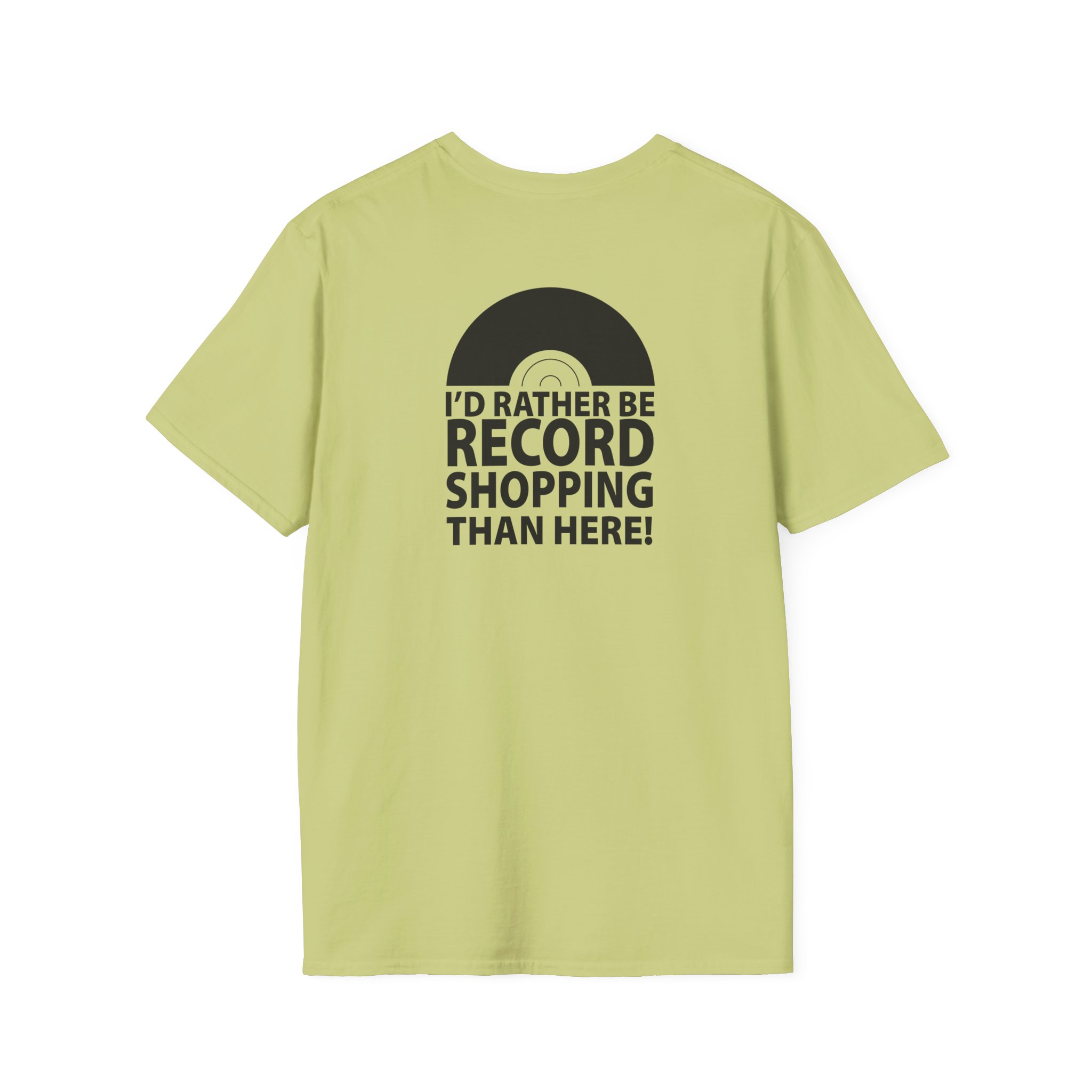 Record Shopping T‑Shirt — “I’d Rather Be Record Shopping Than Here!” Vinyl Lover Tee - Image 44